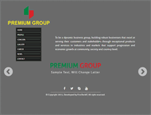 Tablet Screenshot of premiumgroupbd.com